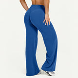 Straight Leg Pants Ultra Soft Butter Fabric Women Mid-Waist Yoga Pants Naked Feel Sports Leggings Pilates Running Sport Trousers